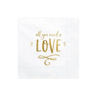 Servilleta all you need is love