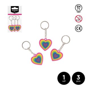 Surtido para piñatas colour mix 3 corazones