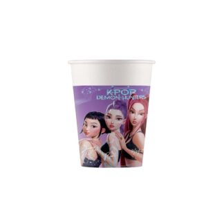 8 Vasos 20 cl K-Pop Demon Hunters