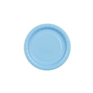 Platos color azul claro