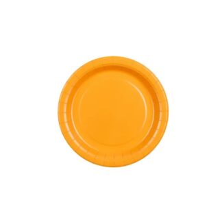 Platos color naranja