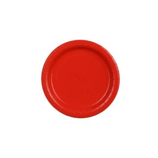 Platos color rojo
