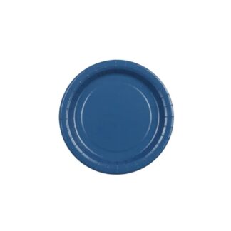 Platos color azul oscuro