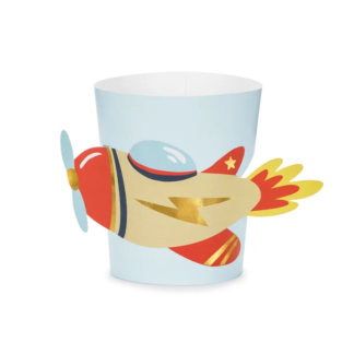 6 Fundas vasos avión