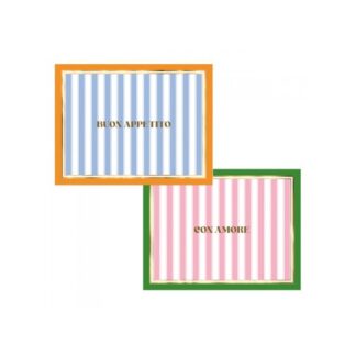 Manteles individuales de papel 43x33cm Tra Le Righe 4ud