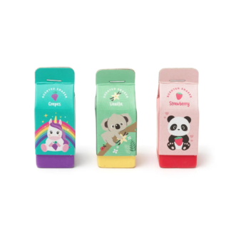 Set de 3 gomas perfumadas - Multidiseño