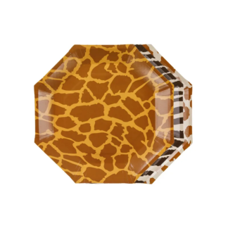 Platos Safari manchas, 23 cm, 6pc