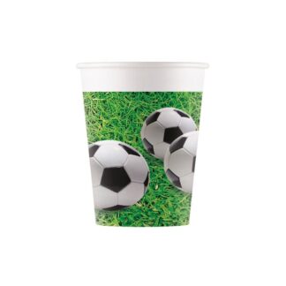 Vasos papel 200ml fútbol FSC