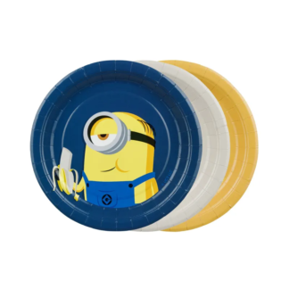 Platos de papel Minions