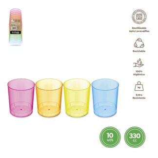 Vaso mojito colores
