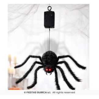 Araña sube y baja, luz, son. mov. 80cm sustos